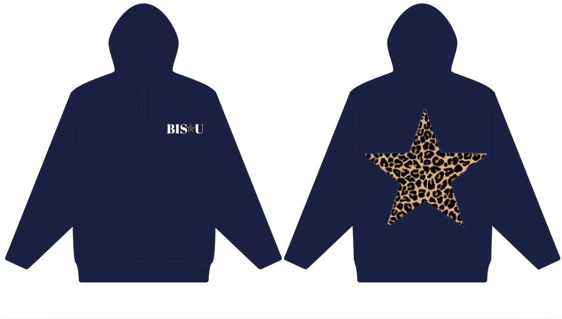 Leopard Star Hoodie