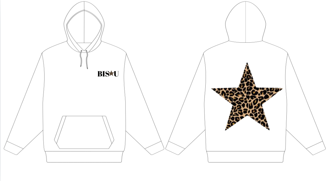 Leopard Star Hoodie