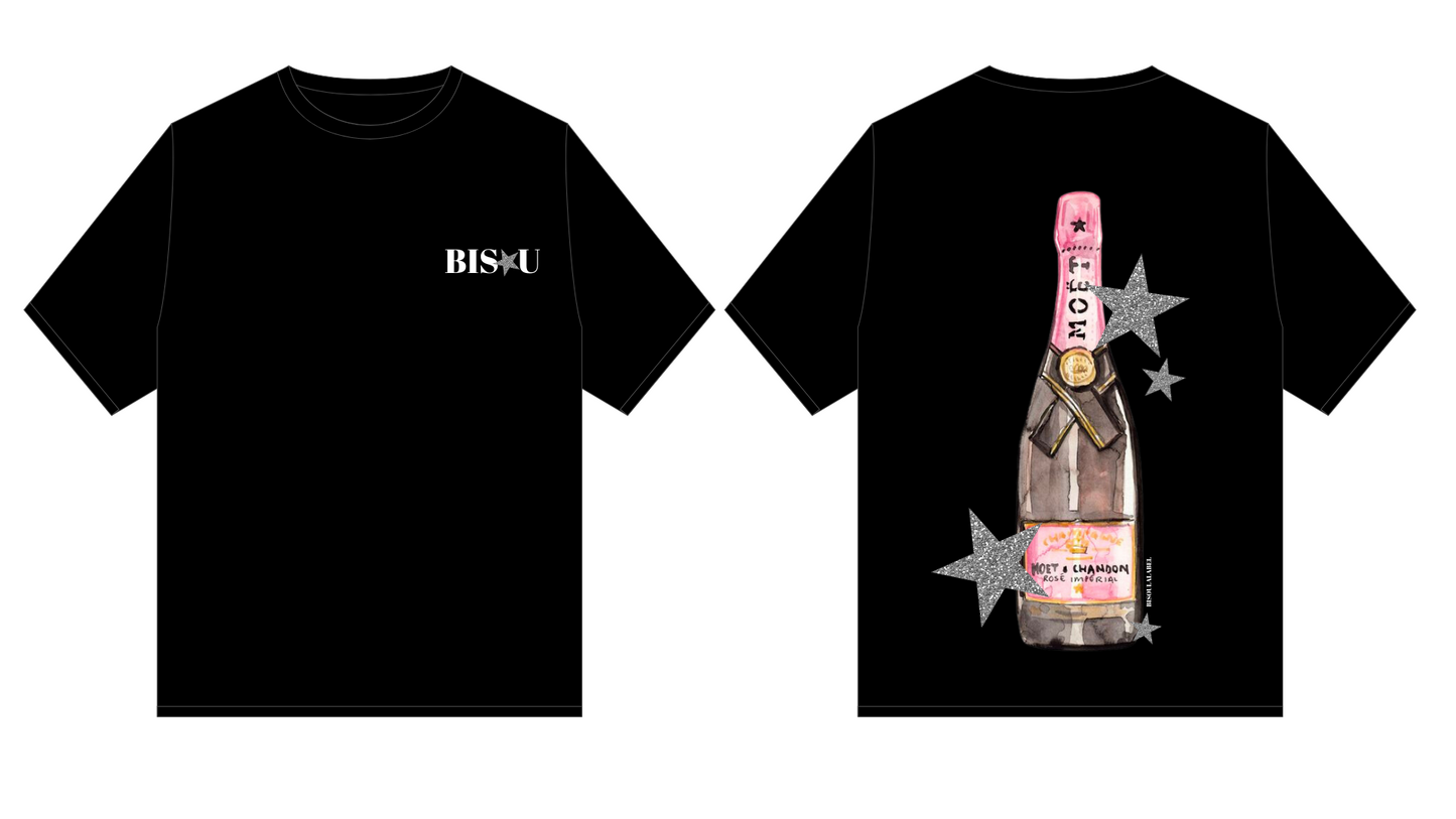 Champagne Black T-Shirt