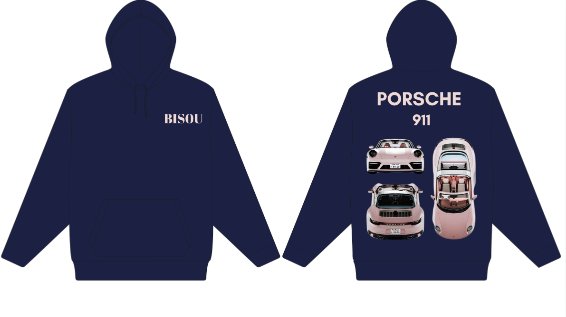 Pink Porsche Hoodie