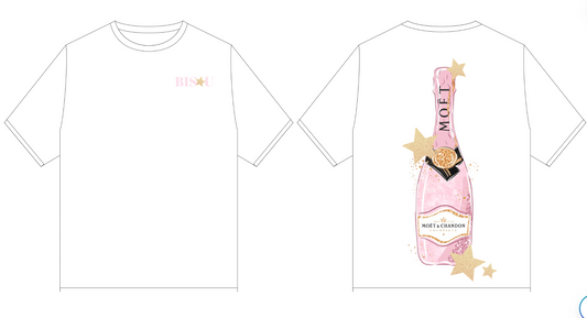 Champagne White T-Shirt